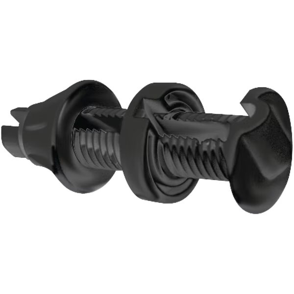 Cable Thru Hull Fitting - Black - 9/32